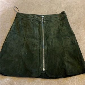 Zara suede skirt